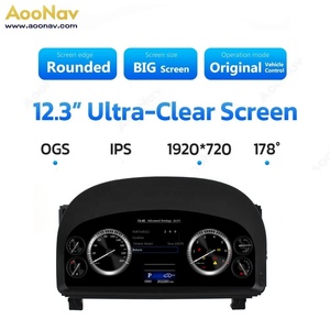 จอ LCD ดิจิตอลขนาด 12.3 นิ้ว สำหรับรถยนต์โตโยต้า อัลฟาร์ด เวลไฟร์ ซีรีส์ 20 ปี 2008-2014 จอ LCD สเตอริโอ แสดงผลมาตรวัดความเร็วเสมือนจริง สำหรับแผงหน้าปัด - Product Image 4