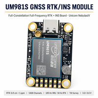 Module de positionnement haute précision multi-bandes et toutes constellations UM981S GNSS RTK INS, 1408 canaux, IMU intégré