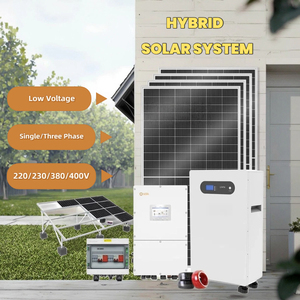 Lưới Lai 30Kw 50kw 100kw 200Kw 500kw 1000kw hệ thống năng lượng mặt trời hoàn chỉnh với hệ thống năng lượng mặt trời làm mát không khí trên lưới - Product Image 2