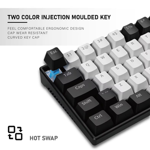<span class=keywords><strong>Teclado</strong></span> para Juegos con Retroiluminación RGB, <span class=keywords><strong>Teclado</strong></span> del <span class=keywords><strong>60</strong></span>%, Teclas de Acceso Directo para Control de Medios, Compatibilidad con Sistemas Cruzados, Multi Versión - Product Image 3