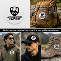 Patch en PVC souple 3D personnalisé, badge en caoutchouc imperméable, patchs brodés à coudre pour la décoration de chapeaux, casquettes, vêtements, sacs et accessoires