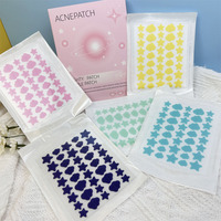 Patchs Hydrocolloïdes Étoile Nuage pour Boutons – Autocollants Faciaux Invisibles pour Couvrir les Marques d'Acné et les Imperfections