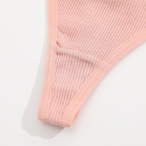 Tangas de Algodón para Mujer, Cintura Baja, Encaje Sólido, Antibacterianas, Sexy, Oferta 2026 - Product Image 6