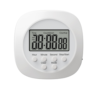 Digital <strong>Countdown</strong> LCD Display <strong>Alarm</strong> <strong>Clock</strong> <strong>With</strong> Magnetic Feature Plastic Cooking Visual <strong>Timer</strong> for Study Work Teaching Flip Cube - Product Image 3