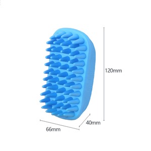 Brosse de Douche Populaire pour Animaux de Compagnie en TPE, Brosse de Massage Douce pour Chiens, Brosse de Nettoyage des Poils Flottants, Brosse de Beauté - Product Image 2