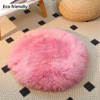 Coussin en peau de mouton antistatique de qualité supérieure, coussin en vraie laine respirant et écologique pour chaises