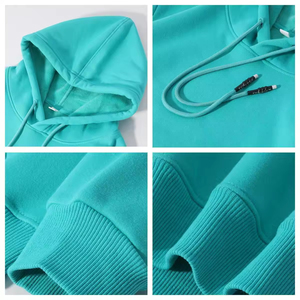 Hoodies Nhà Sản Xuất Đồng Bằng Bông Trống Hoodies Mens Áo Thun Unisex Số Lượng Lớn Cộng Với Kích Thước Tùy Chỉnh Quá Khổ Của Nam Giới Hoodies & Áo Nỉ - Product Image 2