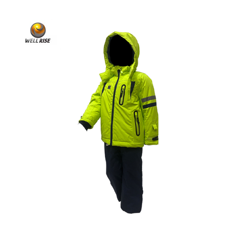 Профессиональное пальто и штаны для мальчиков водонепроницаемый ветрозащитный Теплый Лыжный комплект
