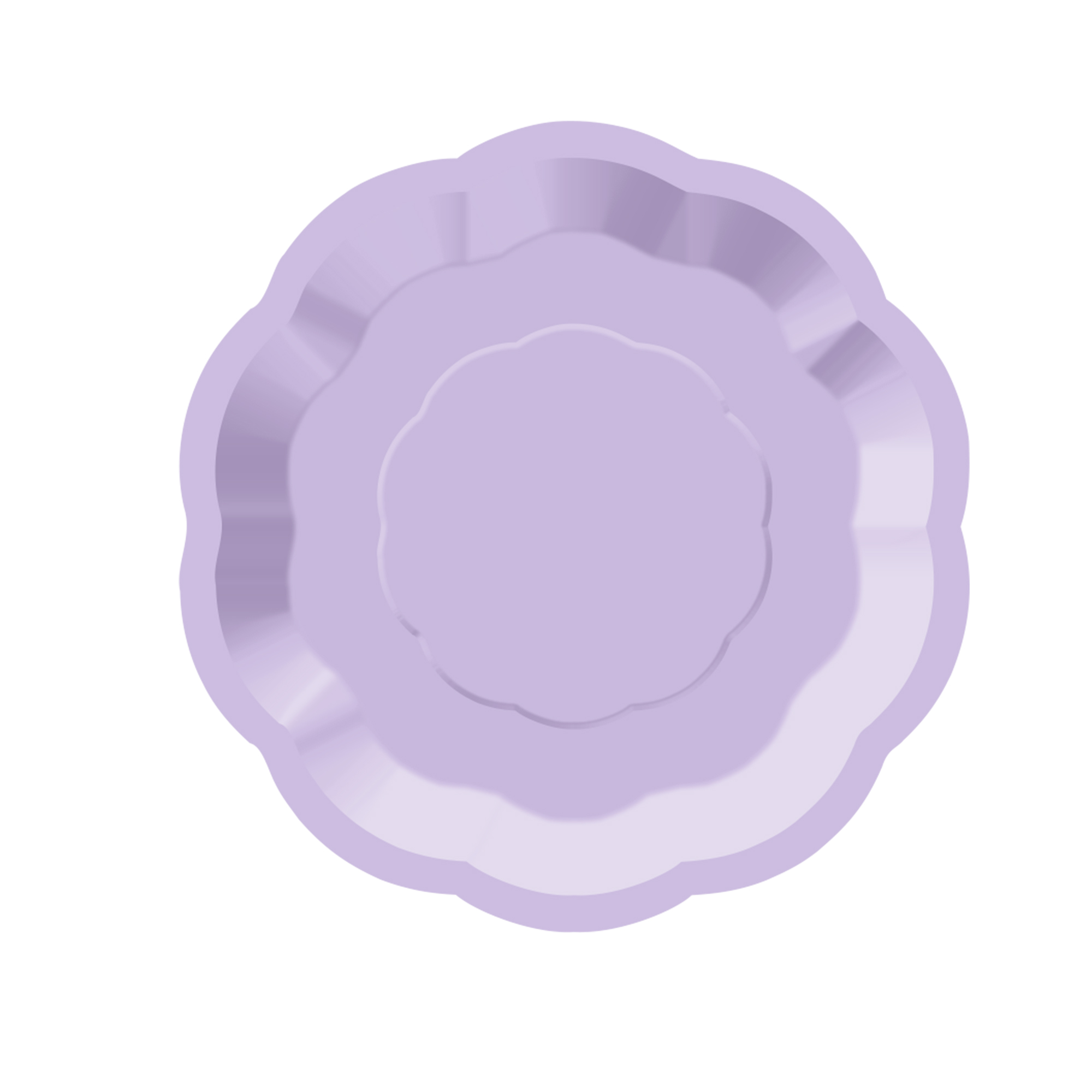 Plato de papel de 9 pulgadas * 8 piezas