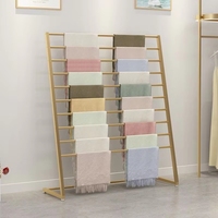 Cintre pour pantalons en tissu multicouche Papier d'emballage Présentoir de stockage Porte-écharpe de vente au détail en gros