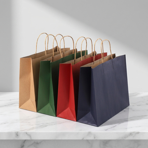 Bolsa de Papel Personalizada con MOQ Bajo, Bolsa de Papel Ecológica para Vestidos, Asa Resistente, Mini Empaque, Directo de Fábrica, OEM, ODM - Product Image 2