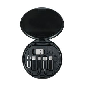 Boîte de rangement multifonctionnelle pour câbles de données, portable, pour voyages transfrontaliers, avec chargeur rapide - Product Image 1