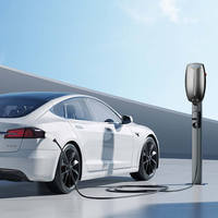 Cargador de Pared para Vehículos Eléctricos OLINK Comercial EVSE OCPP Monofásico Inteligente AC Nivel 2 32A-80A Nacs J1772 Estación de Carga para Vehículos Eléctricos