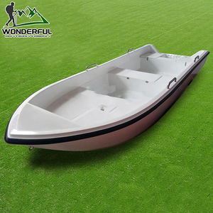High Quality Factory Custom Wholesale Double Layer Fiberglass Hand Rowing Large Fishing Boat