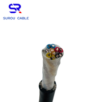 Câble de signal blindé torsadé à paire unique hautement flexible PMS 2464 24AWG 12 cœurs, câble d'encodeur, câble d'équipement d'automatisation