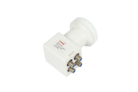 Récepteur satellite numérique quad YHQ8A à gain élevé, double sortie, bande Ku, étanche