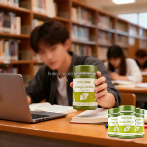 Integratore Alimentare a Base di Erbe con Marchio Privato, Capsule per il Cervello, Capsule di Estratto di Ginkgo Biloba 500mg - Product Image 6