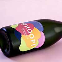 Étiquettes autocollantes en papier spécial, personnalisées, avec gaufrage réfractif, impression d'étiquettes de vin avec amélioration numérique UV 3D