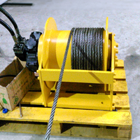 Petit treuil hydraulique à câble 0,5t 1t 2 tonnes 3 tonnes 4 tonnes, treuil de levage hydraulique pour grues, utilisé pour les treuils de levage de grues