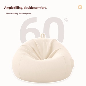 Fauteuil paresseux individuel Human Nest Lazy Bean Bag, convertible en lit, style Tatami, pour balcon, chambre, dortoir, intérieur et loisirs - Product Image 5