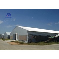 Conception architecturale de structure en acier pour la construction d'un poulailler pour 1000 poulets