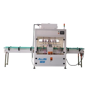 Machine de remplissage automatique à 6 têtes avec conception anti-corrosion pour le remplissage de liquides tels que le blanchiment et le remplissage de bouteilles en plastique - Product Image 1