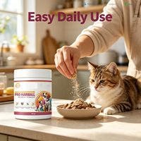 Poudre d'huile de foie de morue et de spiruline OEM ODM pour chats et chiens : favorise la santé des poils, de l'appareil digestif, du système immunitaire et de la peau – Marque privée