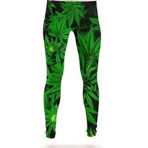 Leggings pour femmes par sublimation collants de jogging en tissu brillant pantalon de yoga - Product Image 2