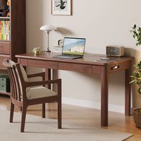 Bureau en bois massif pour bureau, salle d'étude