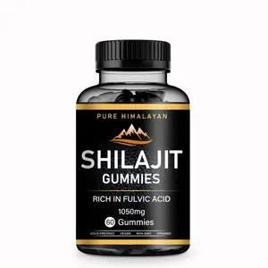 Biocaro OEM Private Label fulvico acido gommoso resina puro himalayano shilajit gummies integratore per la salute dell'apparato digerente