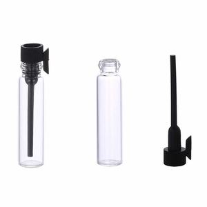 Custom Label Cylinder Perfume Tester Bottles 1ml 2ml 3ml <b>Pocket</b> Size Sealing Good 100pcs Carton Packing Samples - Product Image 3