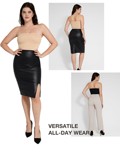 HeXin ชุดรัดรูปไร้สายไร้รอยต่อสำหรับผู้หญิงชุดกระชับสัดส่วนควบคุมหน้าท้อง - Product Image 4