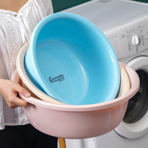 Bassin ménager multifonctionnel en <span class=keywords><strong>plastique</strong></span> épaissi Plusieurs modèles pour usage domestique pour la buanderie Salle de bain Cuisine - Product Image 4