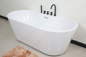 Adyce 2021 — petite salle de bain en résine acrylique, style ovale, pour une personne, baignoire autoportante, hôtel <span class=keywords><strong>londres</strong></span>, 1400X700 - Product Image 6