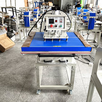 Presse thermique pneumatique 80x100 / 100x120 feuille de sublimation grand format à dégagement automatique avec tiroir coulissant