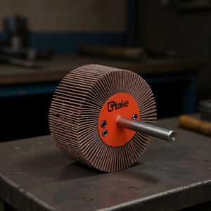 Disque à lamelles abrasif Ttake 30x30 mm, tige de 6 mm, grain 80, pour le meulage - Product Image 3