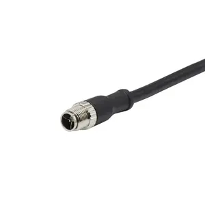 M12 X Coded RJ45 Femelle CAT 6A Câble Ethernet 8pin Moulé Par Injection Droit Mâle Tourner Étanche M12 Fil Connecteur - Product Image 2