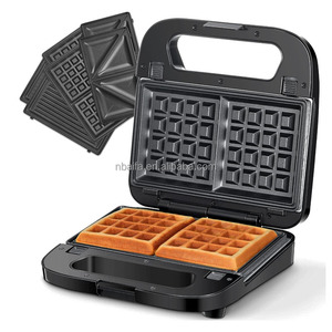 Aifa 6 5 4 3 en 1 dot CAT animal Shell Parrilla sándwich eléctrica Waffle Maker Temporizador Termostato Bélgica Máquina para hacer gofres profundos - Product Image 3