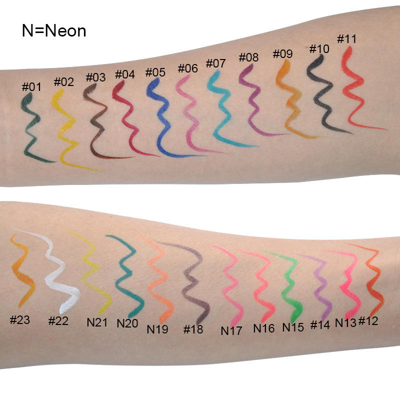 24 colors with neon option