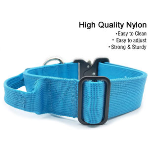 Robustes, strapazierfähiges taktisches Hundehalsband mit Griff für mittelgroße und große Rassen - Product Image 3