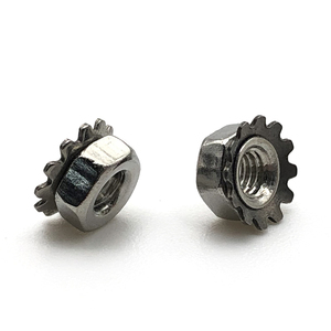 Mur Baut Keps Baja Tahan Karat 304 A2 <span class=keywords><strong>K</strong></span>-Lock Nut Tahan Korosi Ulir Metrik M3-M10 untuk Aplikasi Luar Ruangan & Kelautan Layanan OEM - Product Image 1