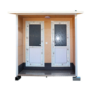 Toilettes portables en panneaux sandwich, modernes, écologiques, pour usage public en extérieur - Product Image 1