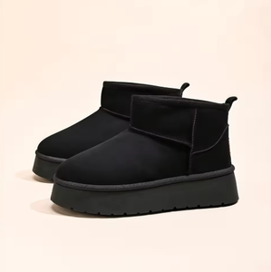 Nouvelles bottes d'hiver 2026 de créateur, en cuir de haute qualité, à semelle épaisse rehaussante, bottines décontractées pour l'extérieur et la marche - Product Image 2