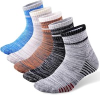 Chaussettes de sport pour hommes, design personnalisé, antidérapantes, antibactériennes, séchage rapide, coton/laine, écologiques, course à pied, cyclisme, extérieur, hiver
