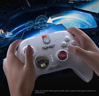 Controlador de Juegos Inalámbrico Tri-Modo AOLION ALNS2286 con Joystick Dual Hall, Gatillos Hall, Vibración, Macro, RGB para PC, Switch, iOS y Android