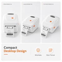 Impresora de Etiquetas Térmicas AiYin de 110 mm 4x6 para Códigos de Barras y Albaranes con Soporte Inalámbrico y Servicios Personalizados para Envíos Express