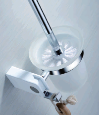 现代设计不锈钢防污马桶刷架浴室清洁刷 - Product Image 6