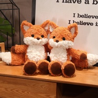 Peluche renard mignonne, jouet en peluche super doux, adorable poupée renard, décoration de canapé, cadeau d'anniversaire
