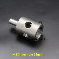 Ensemble de matrices de perçage pour machine à percer avec mandrin de taraudage à plaque, tige droite, alvéoles intérieures de 20, 25, 30, 38, 51 mm, M45 6810, avec moteur électrique