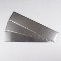 Plaque d'immatriculation vierge réfléchissante en aluminium pour voiture, accessoires pour véhicules, gaufrage de Logo personnalisé, plaque d'immatriculation
